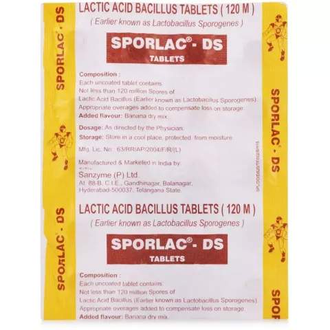 Sporlac Ds Tablet product image