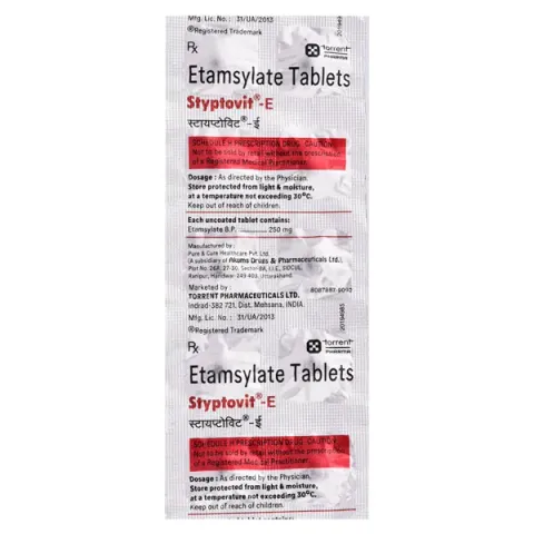 Styptovite E 250 Tablet product image