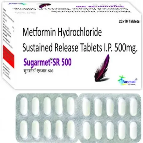 Sugarmet 500mg Tablet Sr product image