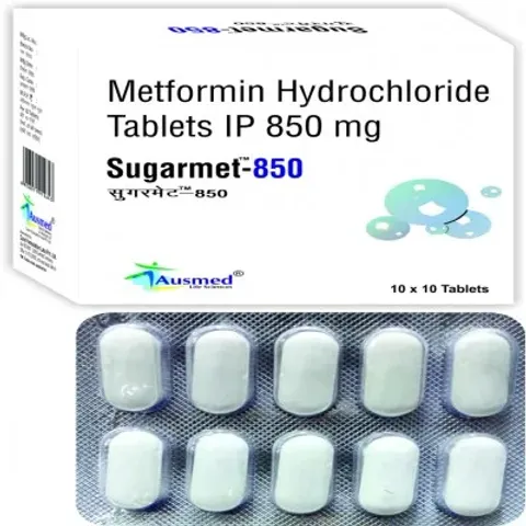 Sugarmet 850mg Tablet Sr product image