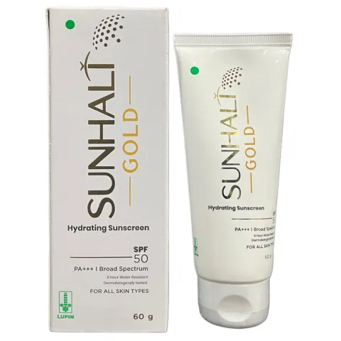 Sunhalt Gold Spf 50 Sunscreen 60gm product image