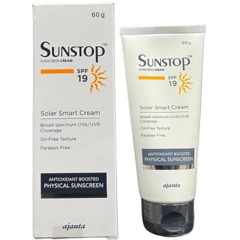 Sunstop Spf 19 Sunscreen Cream 60gm product image