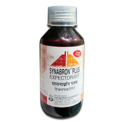 Synabron Plus Expectorant Sugar Free 100ml product image