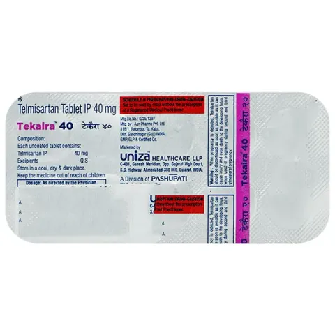 Tekaira 40mg Tablet product image