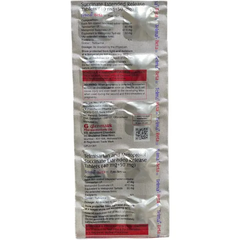Telma Beta 50 Tablet product image