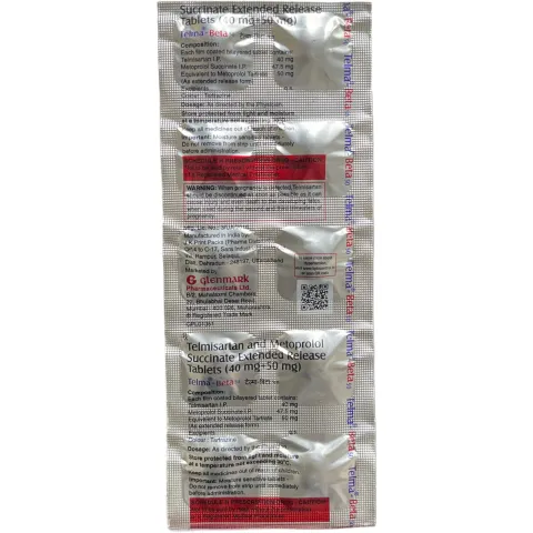 Telma Beta 50 Tablet product image