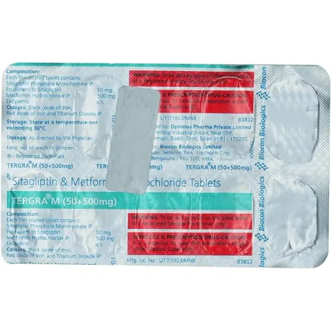 Tergra M 50/500 Tablet product image