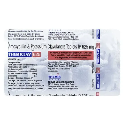 Themiclav 625 Tablet product image