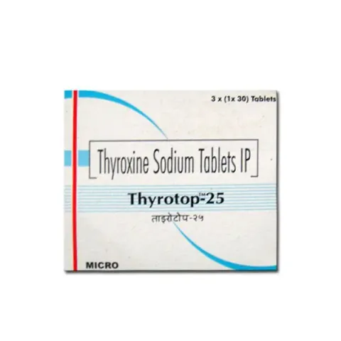 Thyrotop 25 Tablet product image