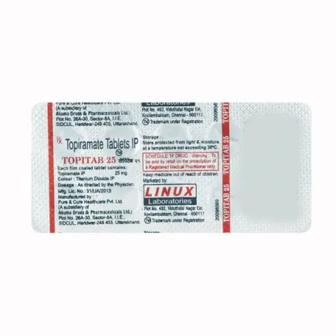 Topitab 25 Tablet product image