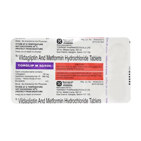 Torglip M 50/500 Tablet product image