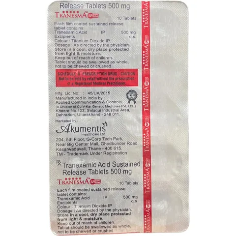 Tranesma Sr 500 Tablet product image