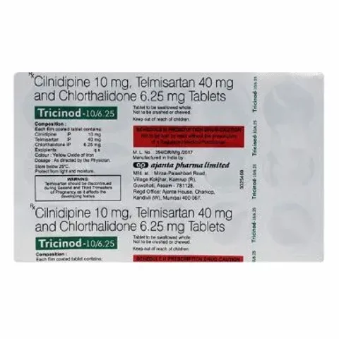 Tricinod 10/6.25 Tablet product image