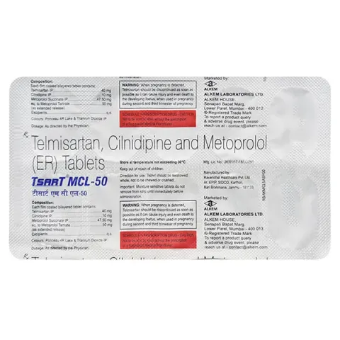 Tsart Mcl 50 Tablet product image