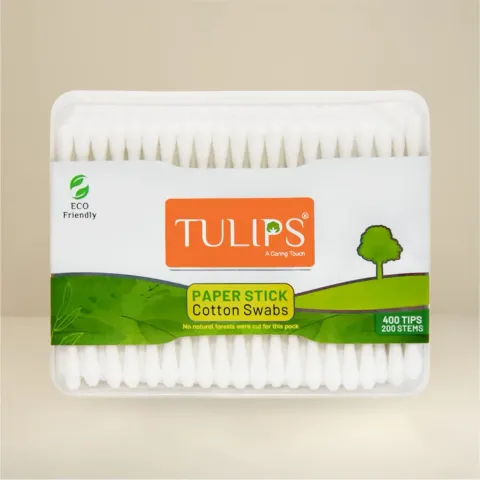 Tulips Cotton Ear Buds/swabs With White Paper S... product image