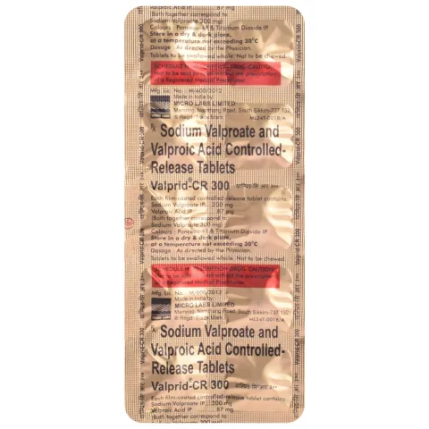 Valprid Cr 300 Tablet product image