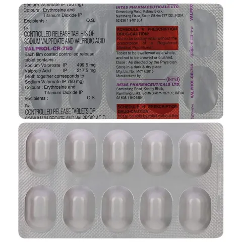 Valprol Cr 750 Tablet product image