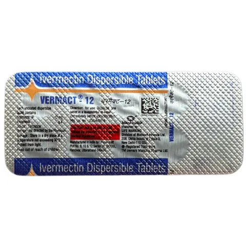 Vermact 12 Tablet product image