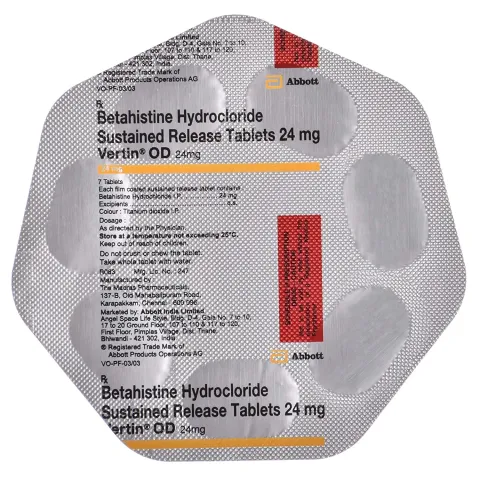 Vertin Od 24 Tablet product image