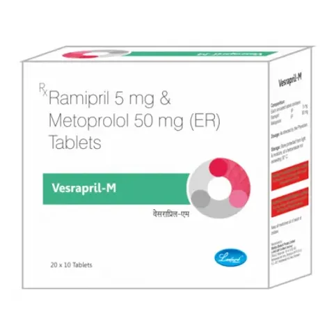 Vesrapril M Tablet product image
