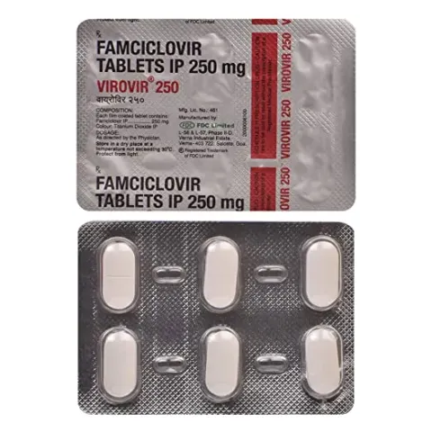 Virovir 250 Tablet product image