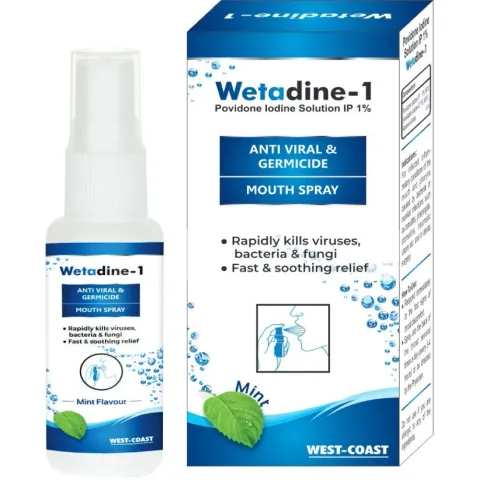 Wetadine 1 Mouth Spray 30ml product image