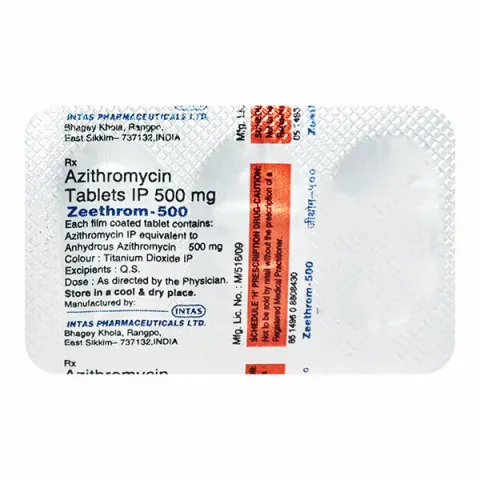 Zeethrom 500 Tablet product image