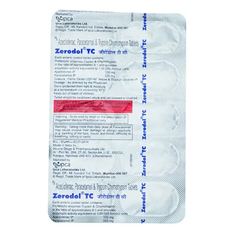 Zerodol Tc Tablet product image