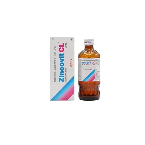 Zincovit Cl Syrup 200ml product image