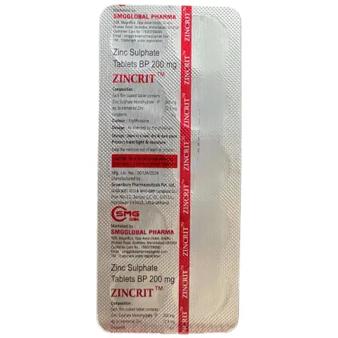 Zincrit Tablet product image