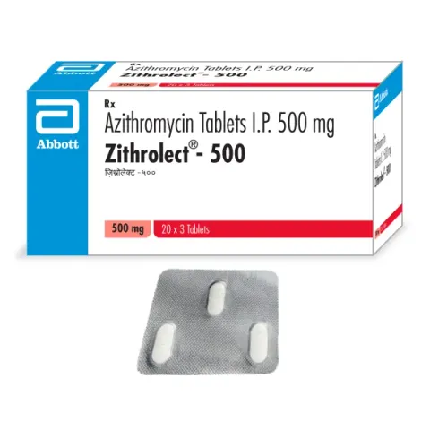 Zithrolact 500mg Tablet product image