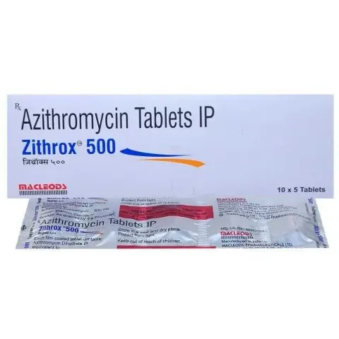 Zithrox 500 Tablet product image