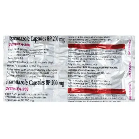 Zotinea Capsule 200mg product image