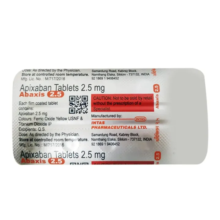 Abaxis 2.5mg 10 Tablet product image