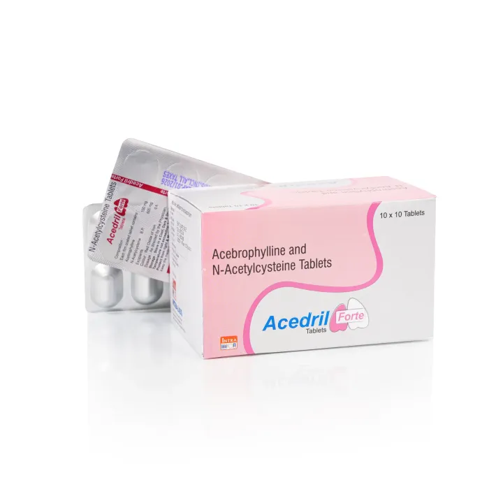 Acedril Forte 100mg/600mg Tablet product image