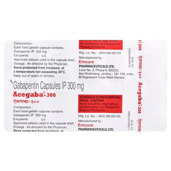 Acegaba 300 Capsule product image