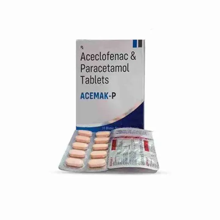 Acemak P 100mg/500mg Tablet product image