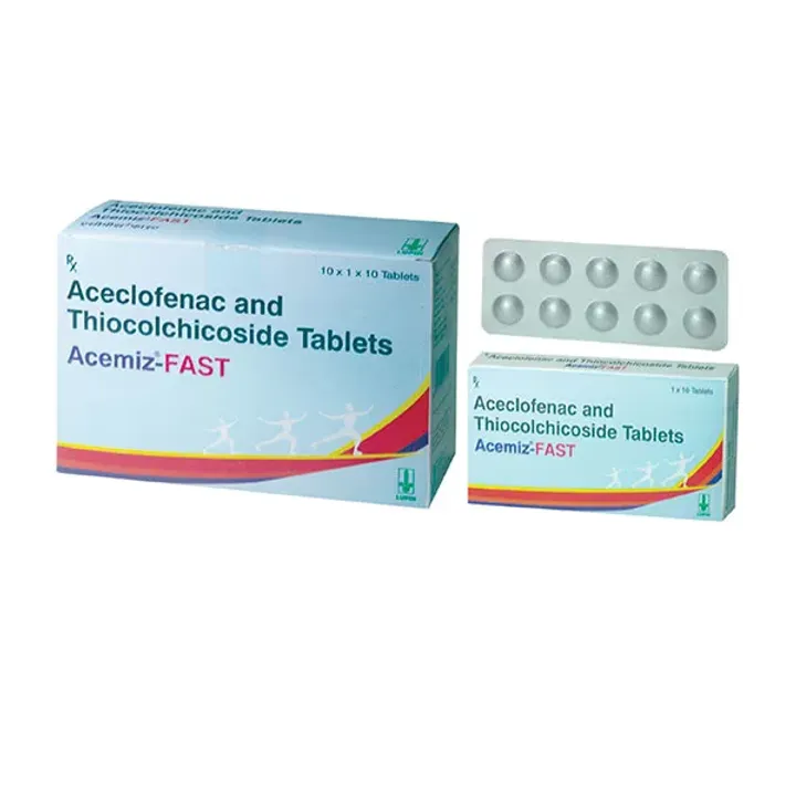 Acemiz Fast 100mg/4mg Tablet product image