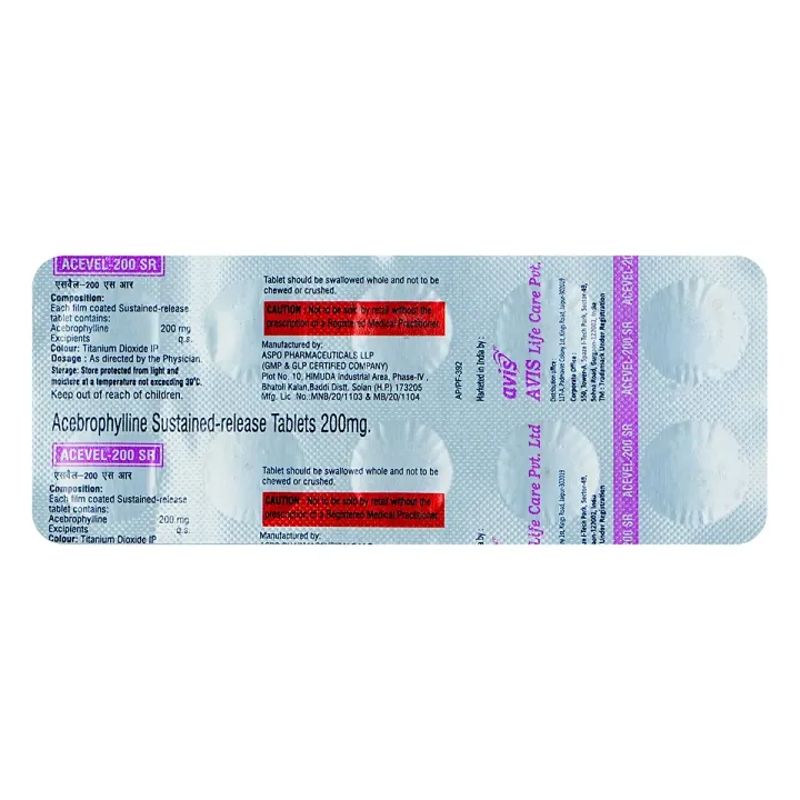 Acevel 200mg Tablet product image