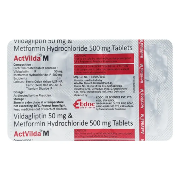 Acevilda M 500mg/50mg Tablet product image