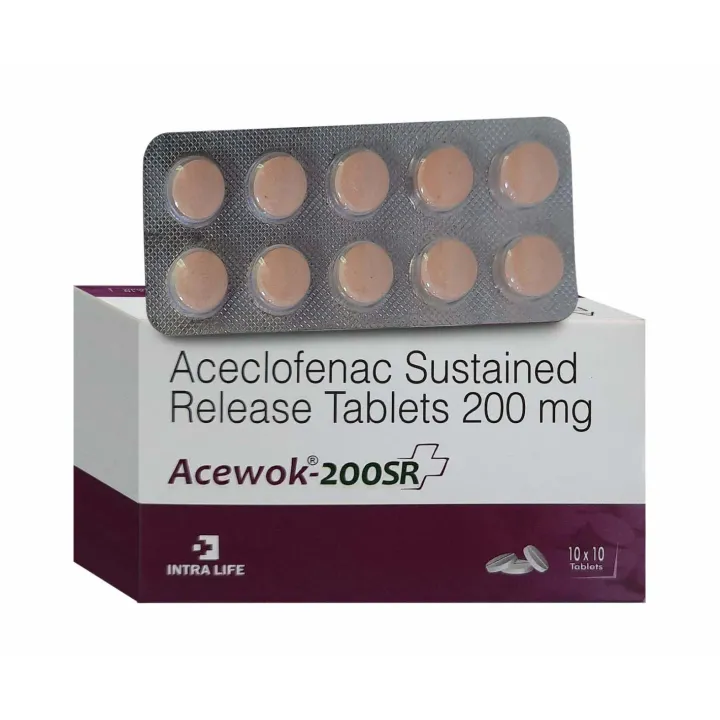 Acewok 200mg Tablet product image