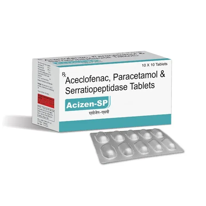 Acizen Sp 100mg/325mg/15mg Tablet product image
