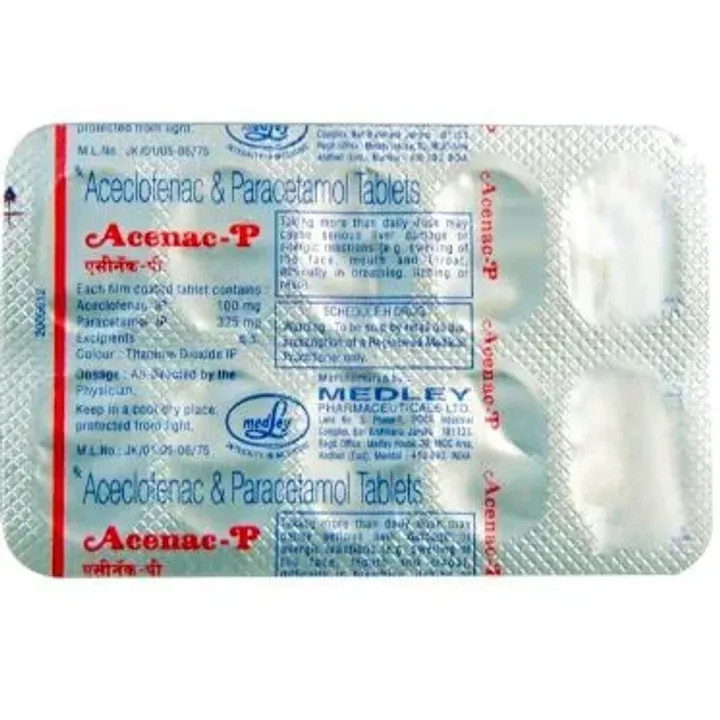 Acnac-p 100mg/500mg Tablet product image