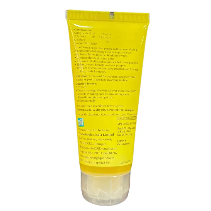 Acne Derma Gentle Face Wash Gel 60gm product image