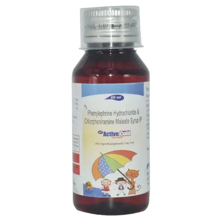 Active Cold Syrup 60ml product image