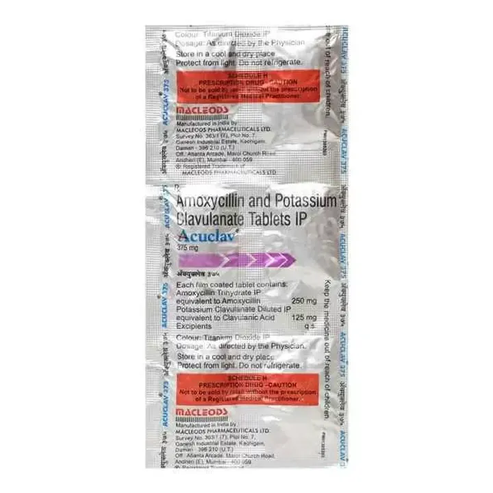 Acuclav 375 Tablet product image
