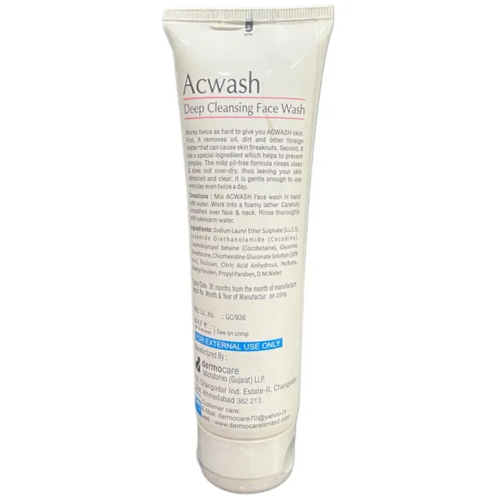 Acwash Deep Cleansing Face Wash 100ml product image