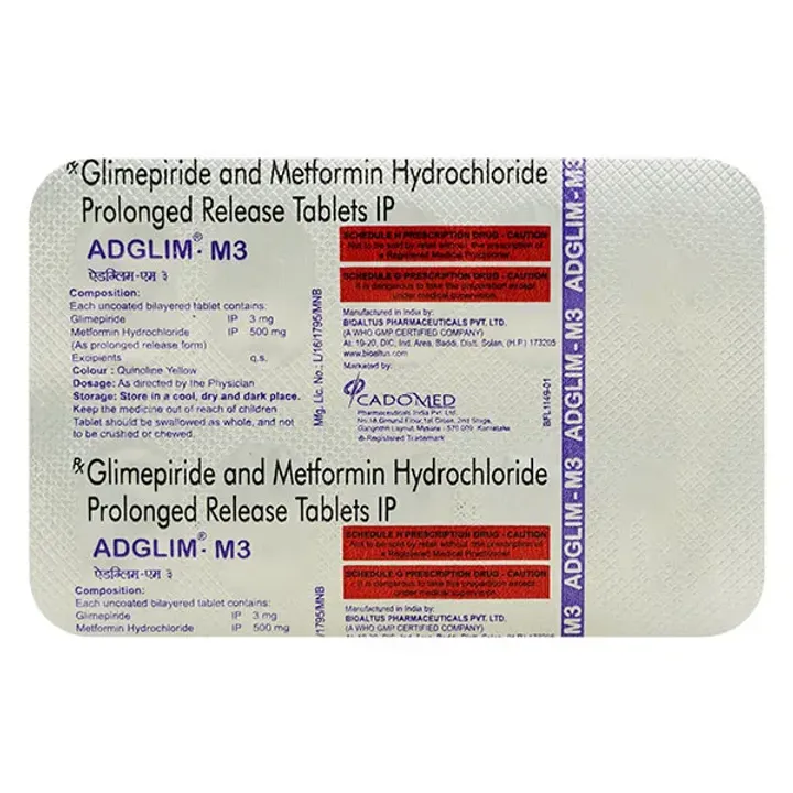 Adglim M 3mg/500mg Table product image
