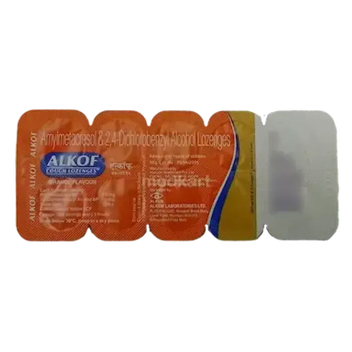 Alkof Cough Loz Orange Tablet product image