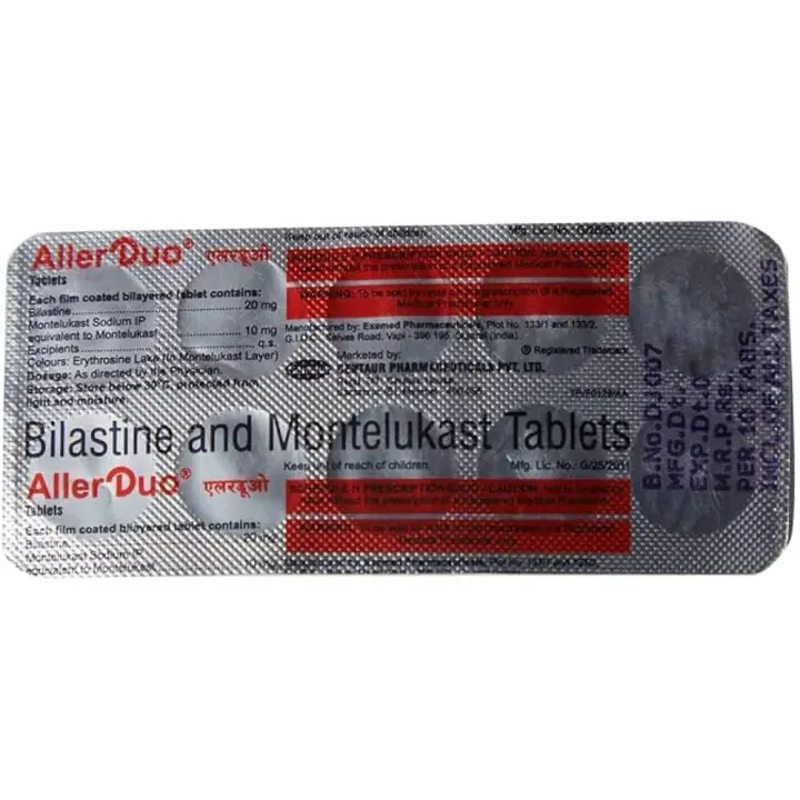 Allerduo 20mg/10mg Tablet product image